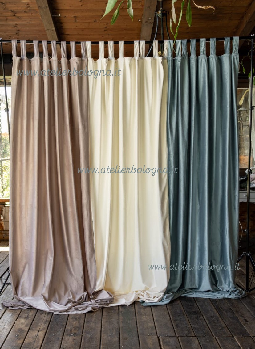 Tenda Caresse, Atelier Bologna, Velluto