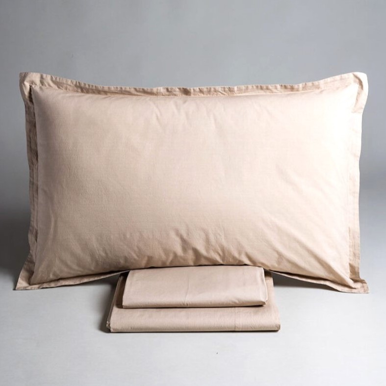 completo letto Vela Feelum Home Linen, Opificio dei Sogni, Atelier Bologna, Made in Italy