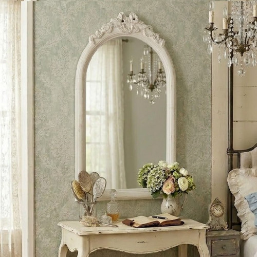 specchio con fiocco, Atelier Bologna, Shabby Chic