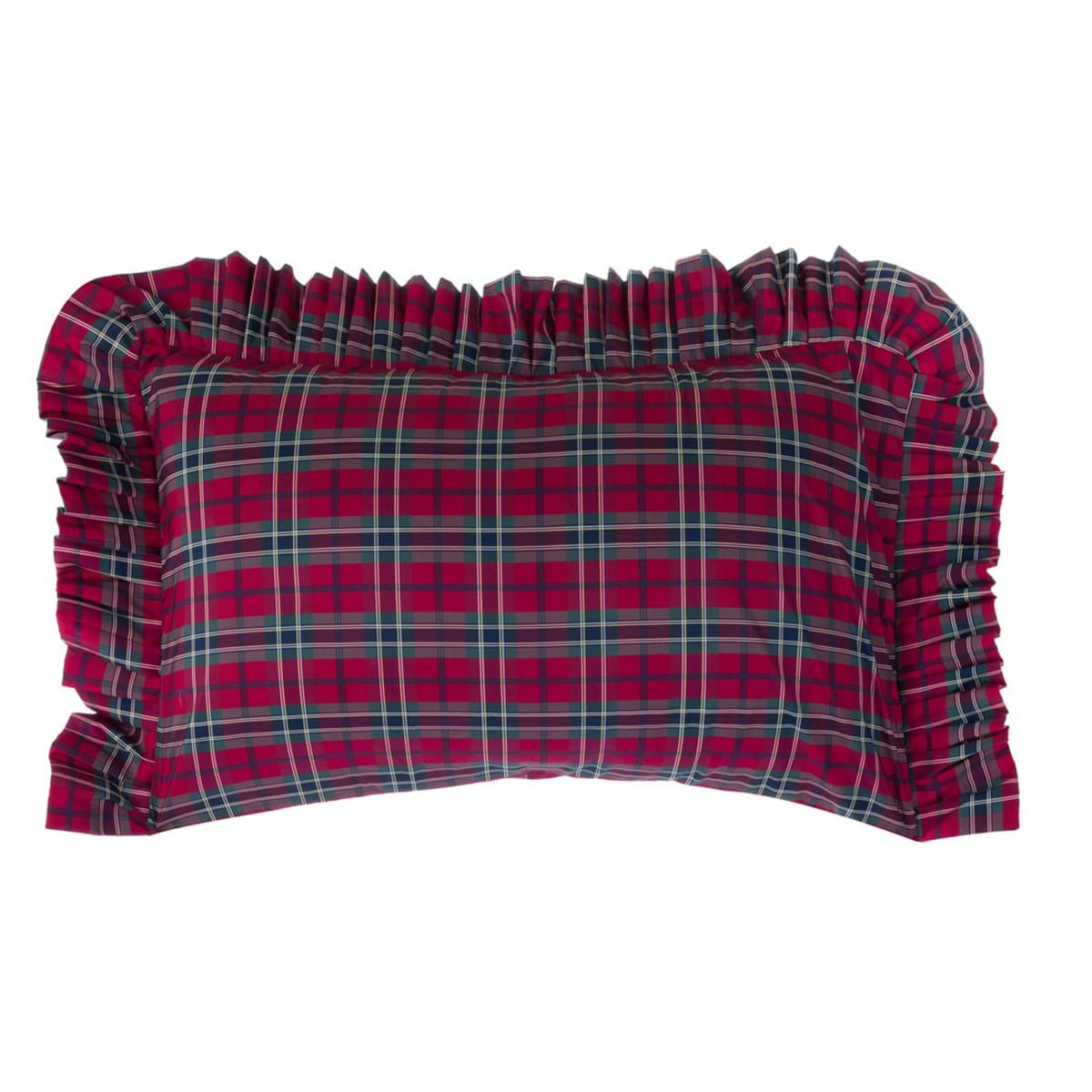 Set 2 copriguanciali Tartan, Atelier Bologna, Natale, Luxury, Blanc Mariclรฒ