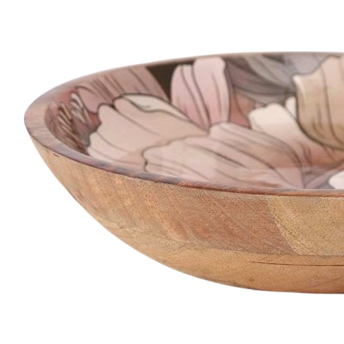 Vassoio in legno di Mango, laccato, Atelier Bologna