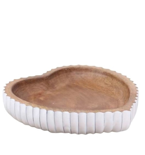 Vassoio cuore in legno di mango Atelier Bologna