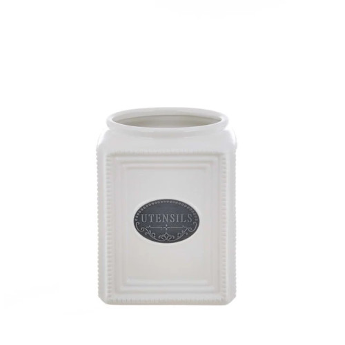 Barattolo utensili Blanc mariclò, Atelier Bologna