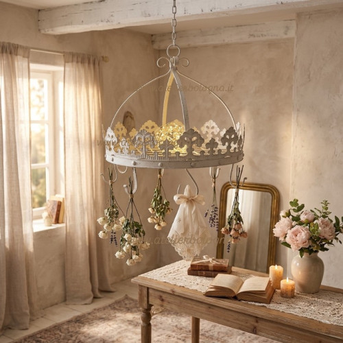 Appendi oggetti con ganci, Shabby Chic, Atelier Bologna, Country Chic, Luxury