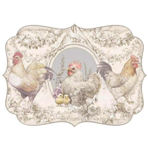 tovaglietta in vinile serie coco blanc mariclò, Atelier Bologna