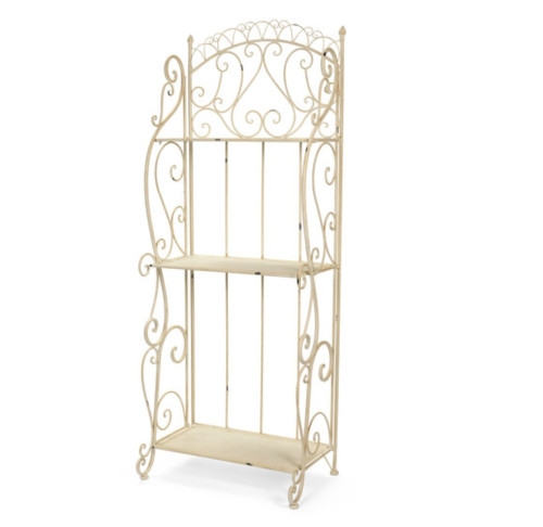 Etagere in ferro shabby chic - Nuvole di Stoffa- Atelier Bologna