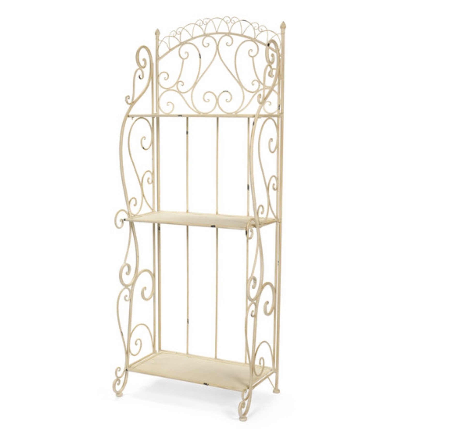 Etagere in ferro shabby chic - Nuvole di Stoffa- Atelier Bologna