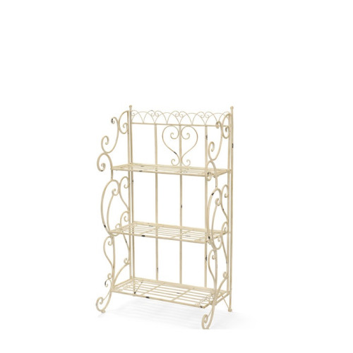 Etagere in ferro shabby chic - Nuvole di Stoffa- Atelier Bologna