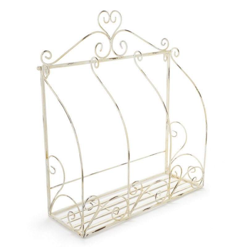 ome mostrato nelle immagini ambientate, può essere utilizzato sia come portapiante per erbe aromatiche e fiori (come lavanda o gerani), sia come originale portabottiglie in una cucina dal gusto country.