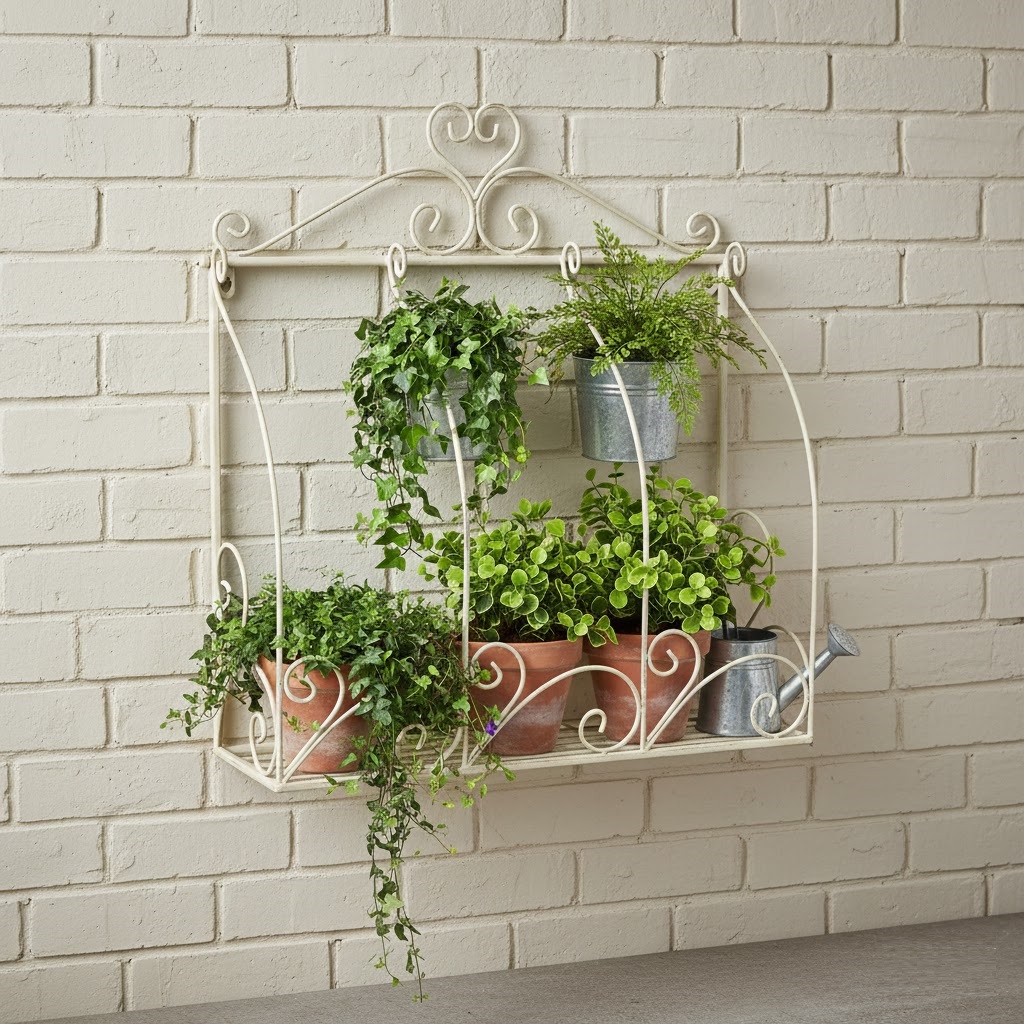 balconcino portapiante Atelier Bologna Shabby chic