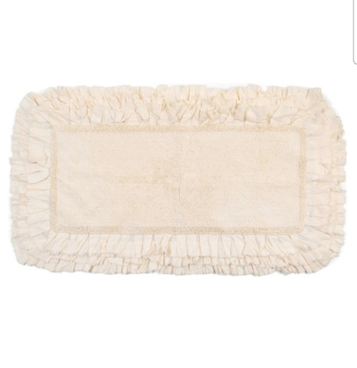 tappeto bagno con rouches, Atelier Bologna, shabby chic