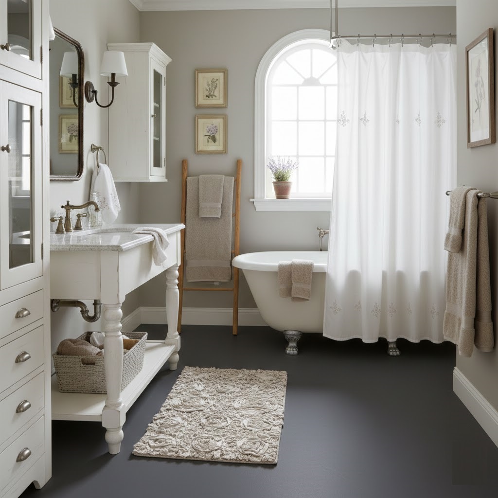 Tappetino cm 70x120 con rose - immagine 2