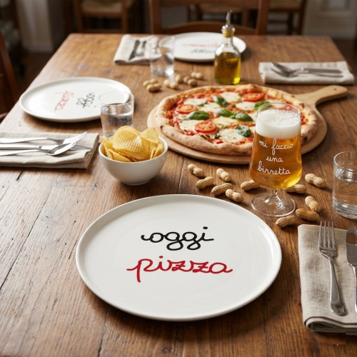 Piatto pizza Simple Day, Atelier Bologna.