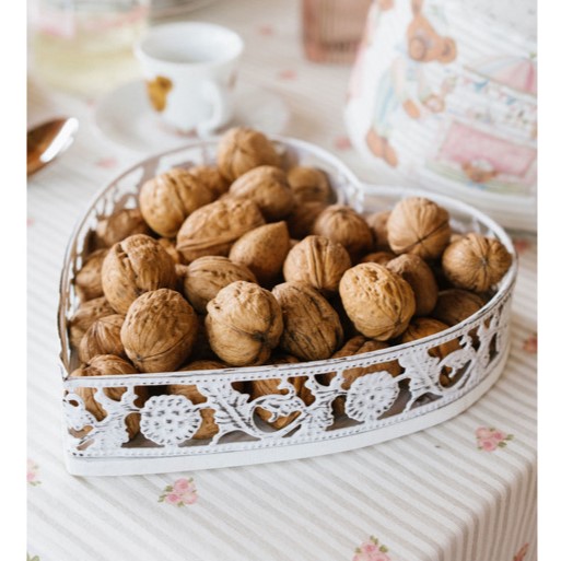 Vassoio cuore in legno e ferro Atelier Bologna