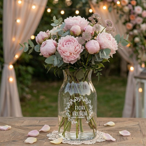 VASO FIORI FRESCHI ATELIER BOLOGNA, NUVOLE DI STOFFA, BLANC MARICLò, MADE IN ITALY