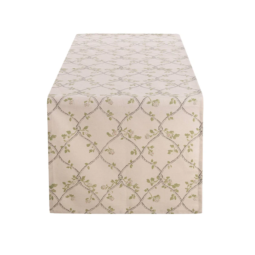 Runner Intrecci d'Amore Blanc mariclò, Atelier Bologna