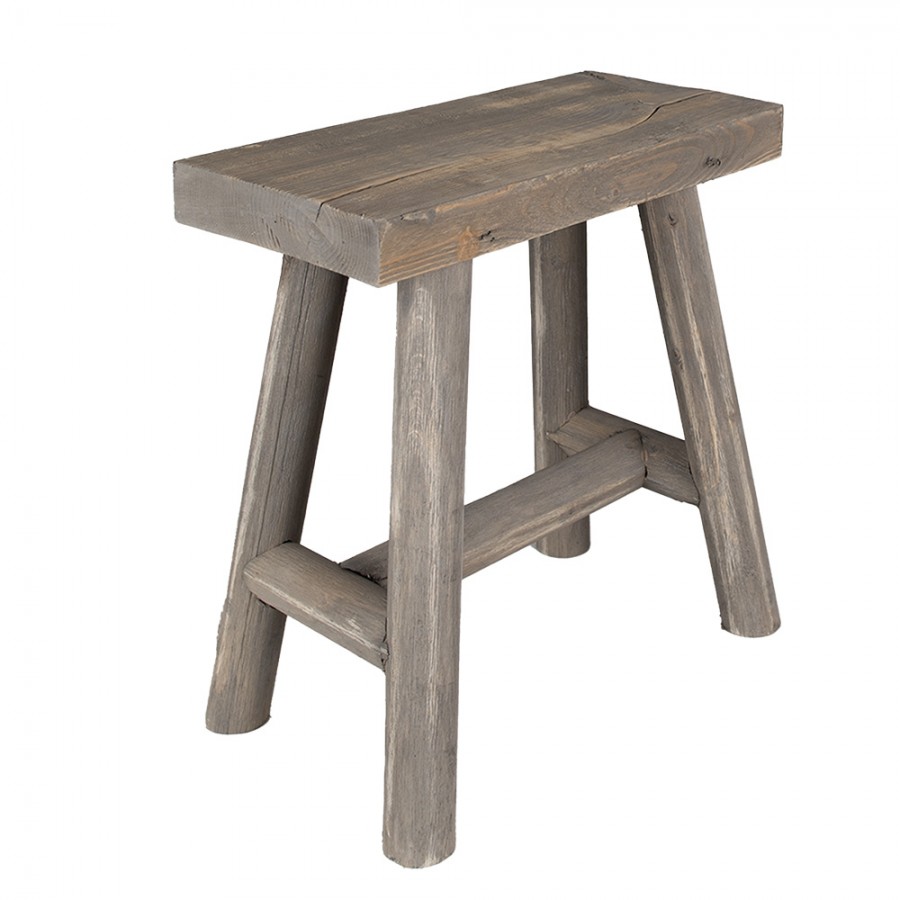 Sgabellino in legno cm 38x18x38h - immagine 3