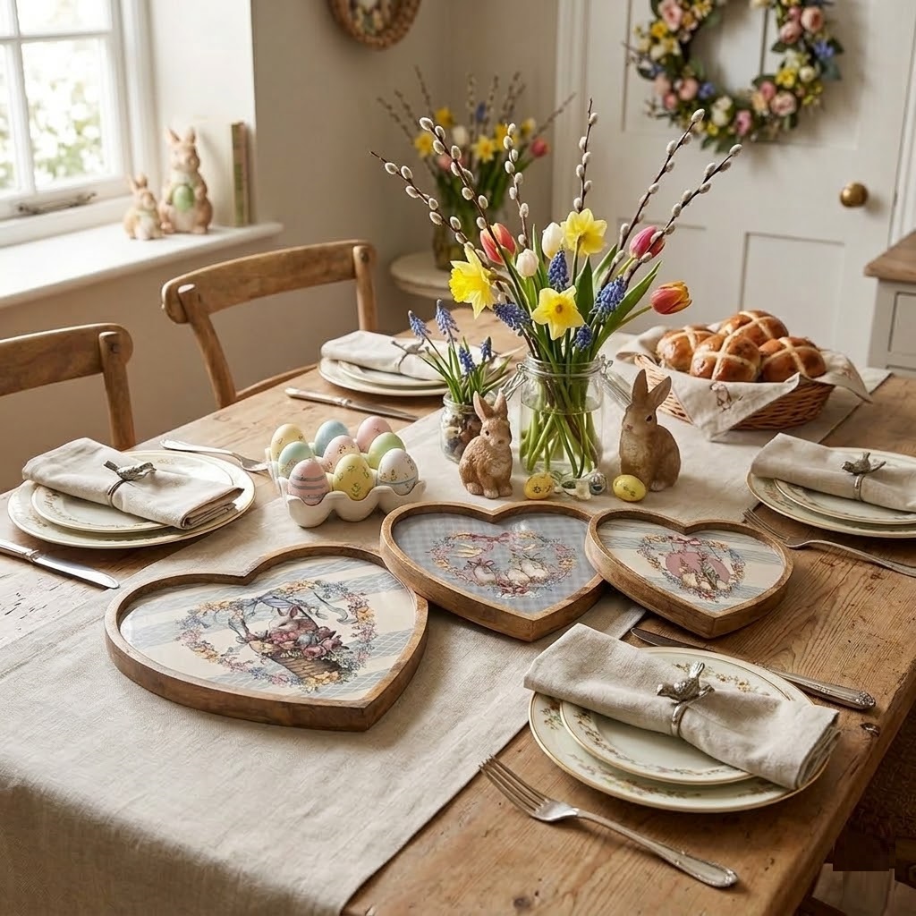 vassoio Joyesues Paques, Blanc Mariclò, Atelier Bologna