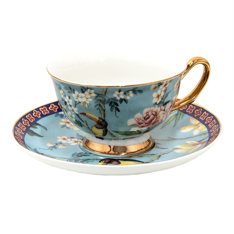 Tazza in porcellana floreale, Clayre e eef, Atelier Bologna