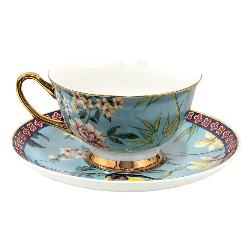 Tazza in porcellana floreale, Clayre e eef, Atelier Bologna