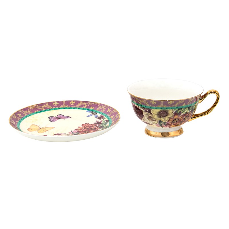 Tazza in porcellana floreale, Clayre e eef, Atelier Bologna