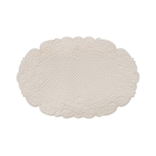 Tovaglietta boutis, Atelier Bologna, Made in Italy, Blanc mariclò, Nuvole di Stoffa, Luxury