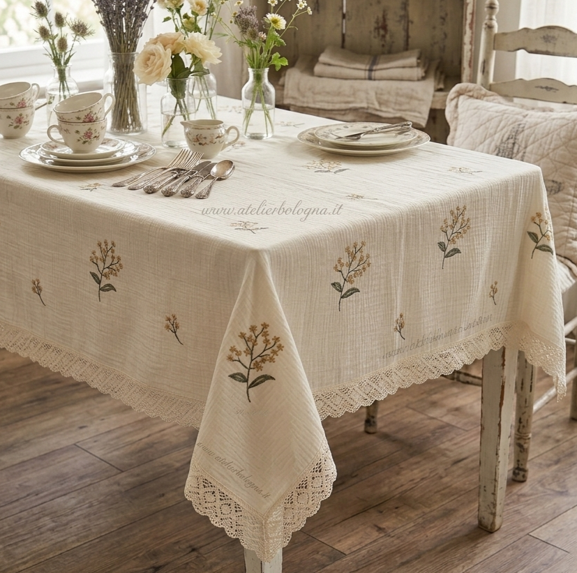 Tovaglia Atelier Bologna, Made in Italy, Luxury