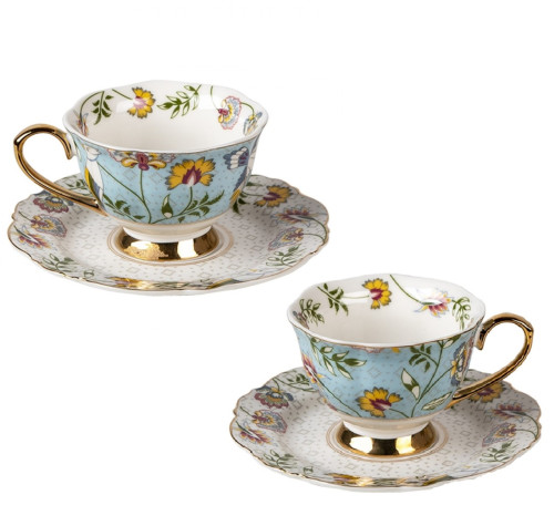 Tazza in porcellana floreale, Clayre e eef, Atelier Bologna