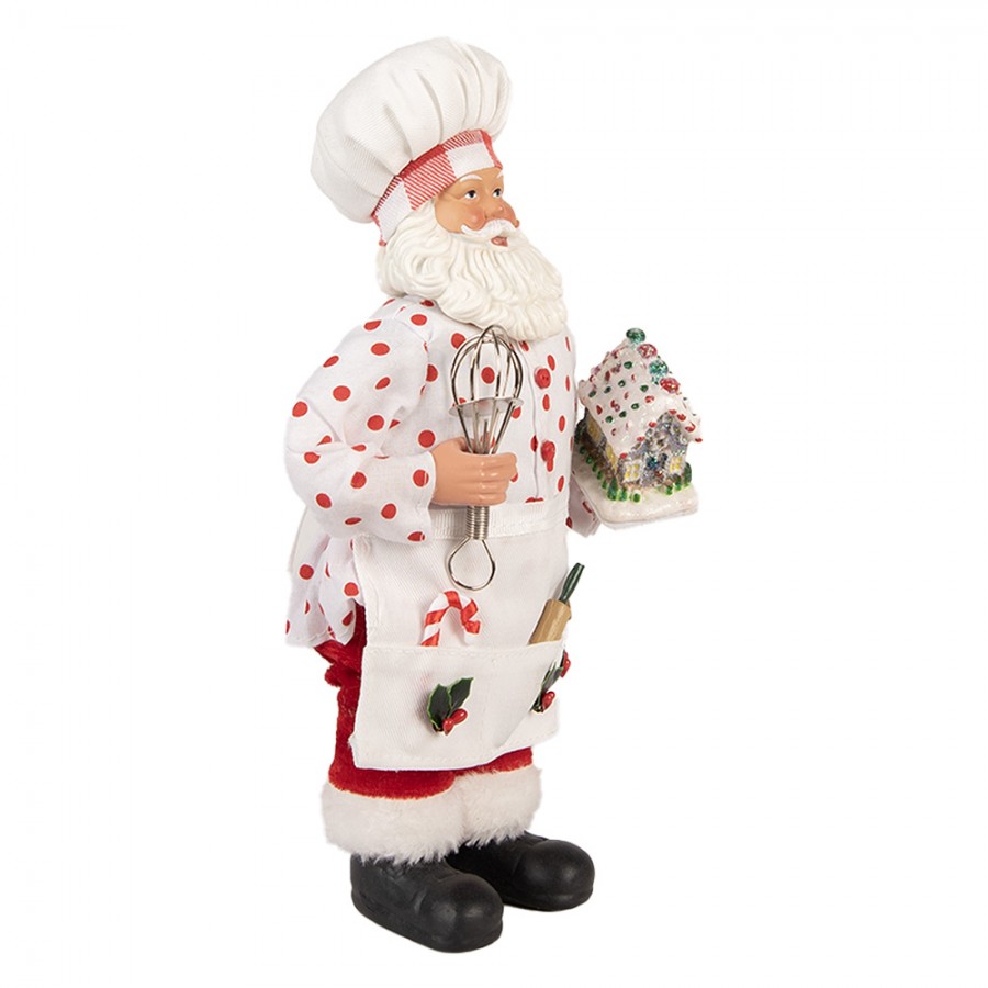 Babbo Natale Pasticcere Camicia a pois rossi - immagine 2