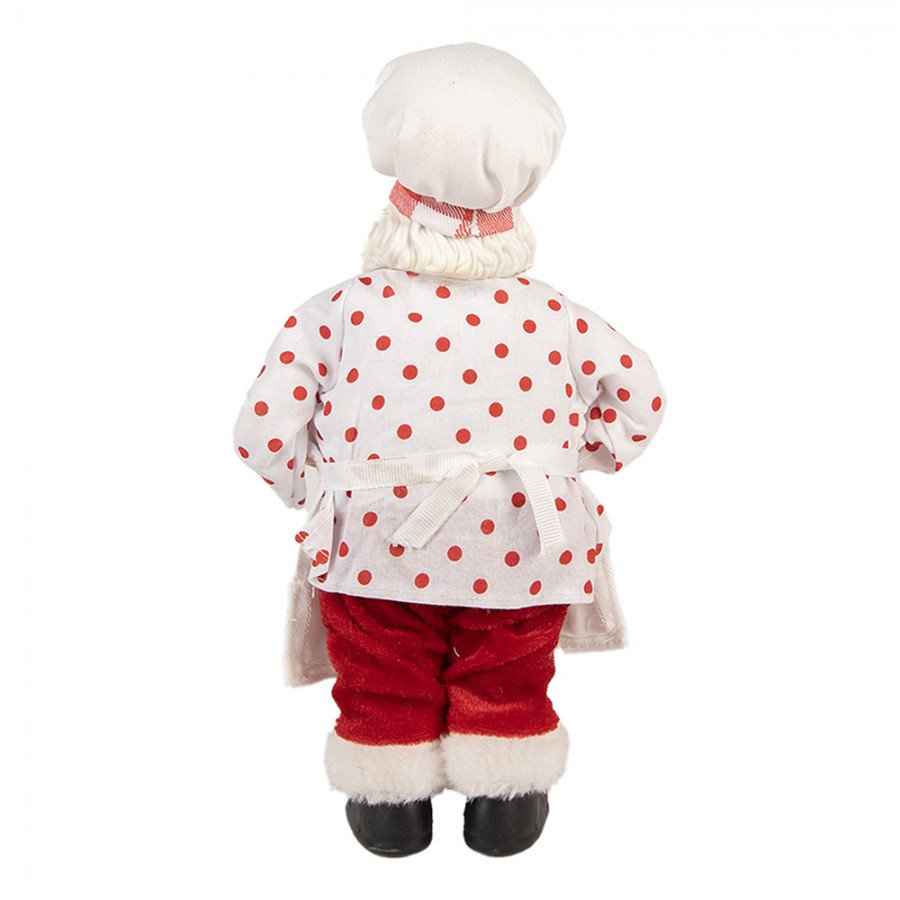 Babbo Natale Pasticcere Camicia a pois rossi - immagine 3