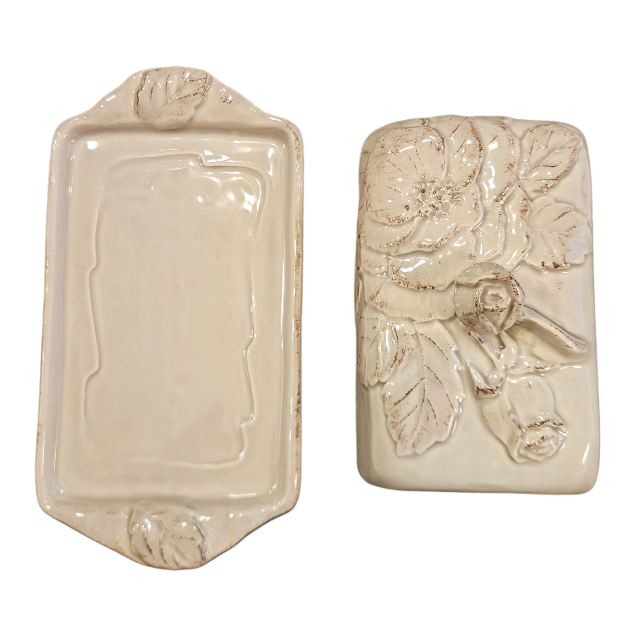 Burriera in ceramica cm 22x11x10h - immagine 4