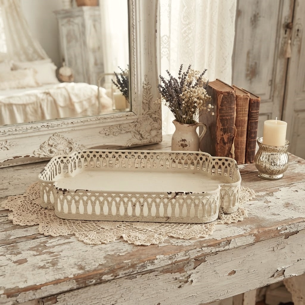 Vassoio in ferro, Atelier Bologna, Chic Antique, Shabby Chic