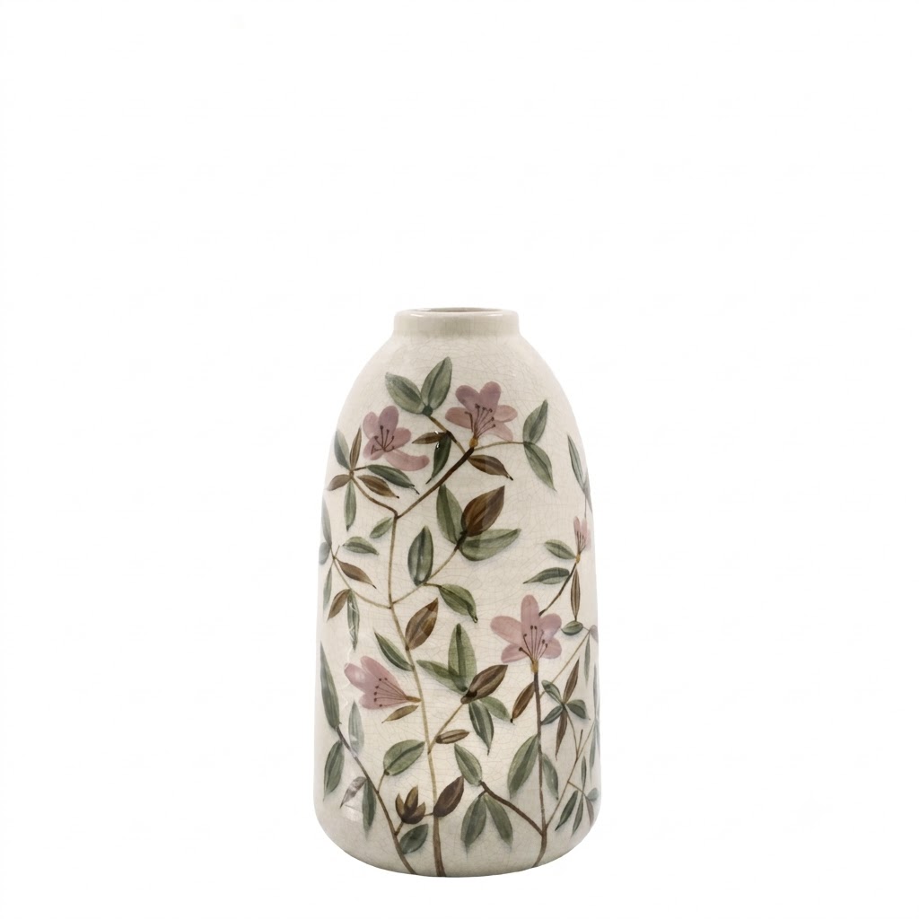 Vaso decorato, Chic Antique, Atelier Bologna, Shabby Chic