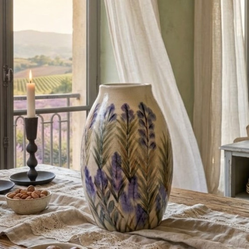 Vaso decorato, Chic Antique, Atelier Bologna, Shabby Chic