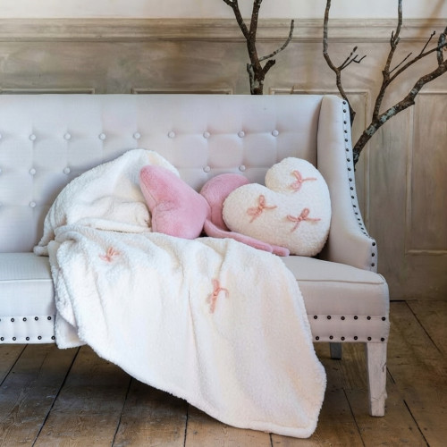 Plaid Blanc Mariclò, Atelier Bologna, Shabby Chic