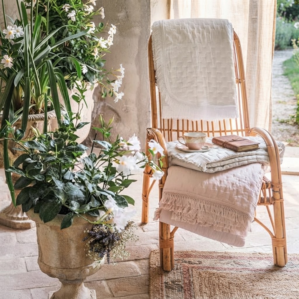 Trapuntino matrimoniale Bianco - immagine 2