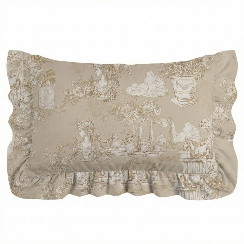 Copriguanciale Blanc Mariclò, Toile du Borgo Atelier Bologna, Shabby Chic