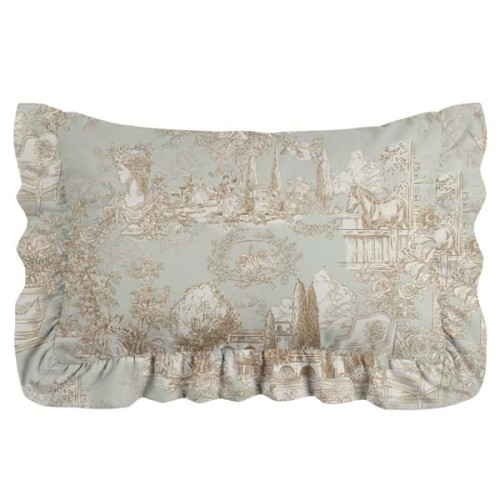 Copriguanciale Blanc Mariclò, Toile du Borgo Atelier Bologna, Shabby Chic