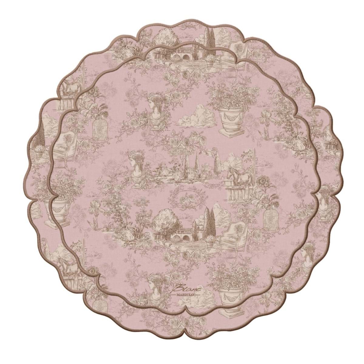 Tovaglietta in vinile, Blanc Mariclò, Toile du Borgo Atelier Bologna, Shabby Chic
