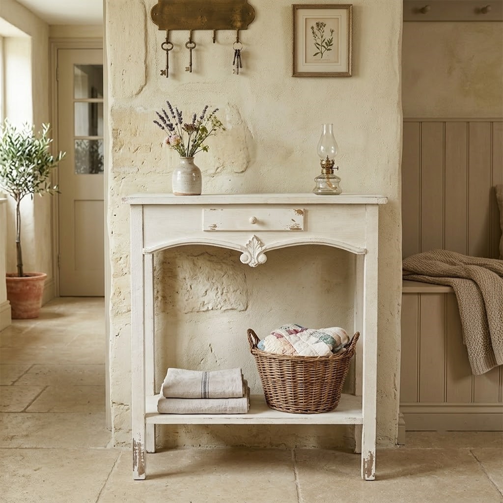 Consolle in Legno, Atelier Bologna, Clayre & Eef, Shabby Chic