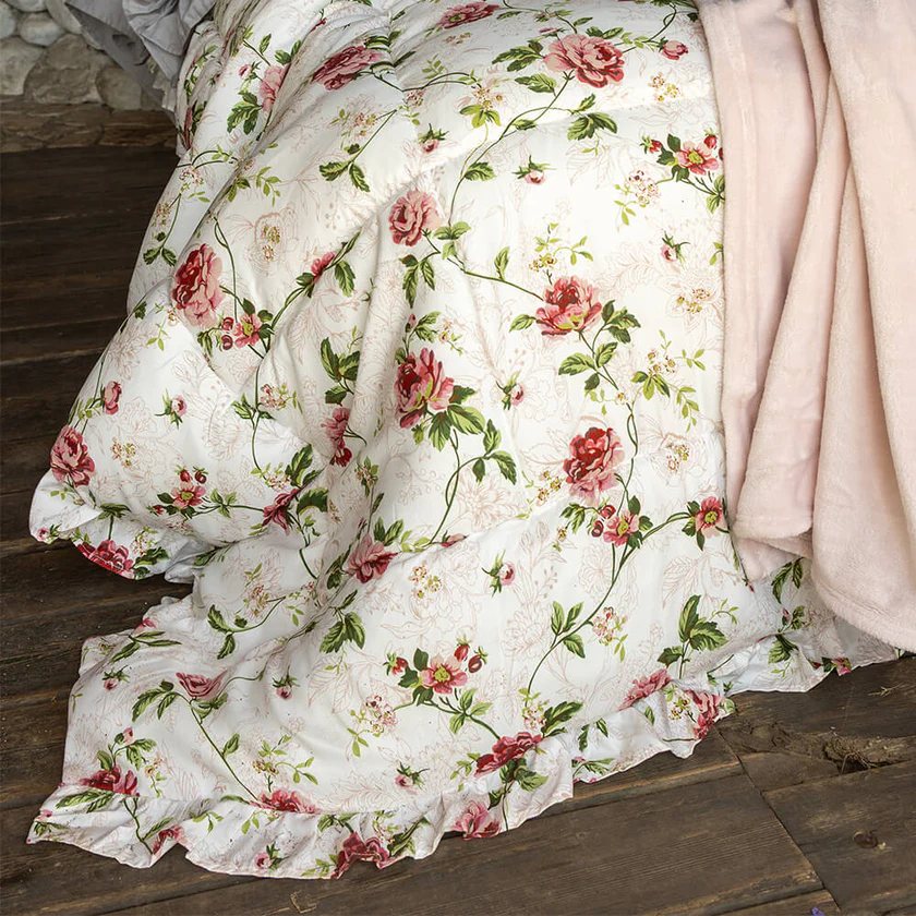 Trapunta matrimoniale Roses 300gsm + 2 Federe cm 50x80 - immagine 3