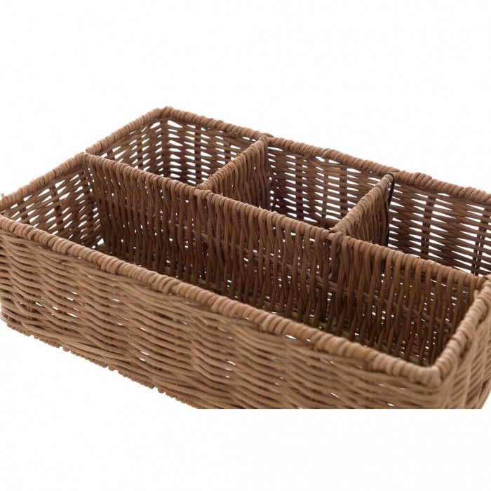 Porta posate in rattan cm 27x17 - immagine 2