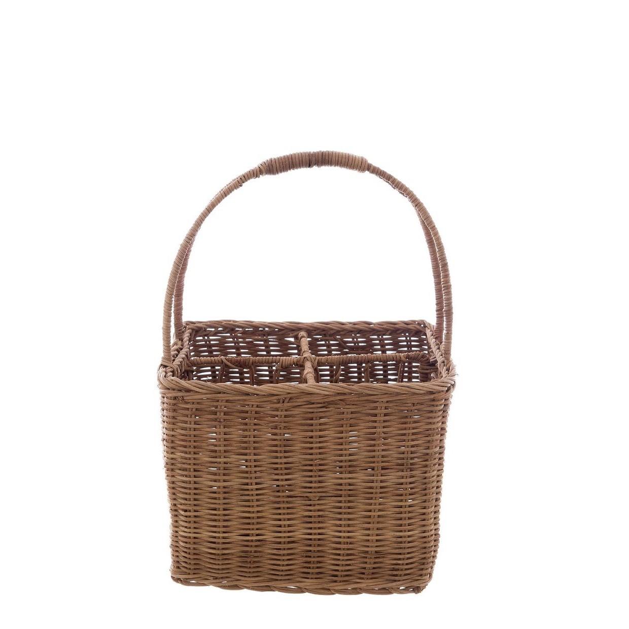 Porta posate in rattan cm 25x38h
