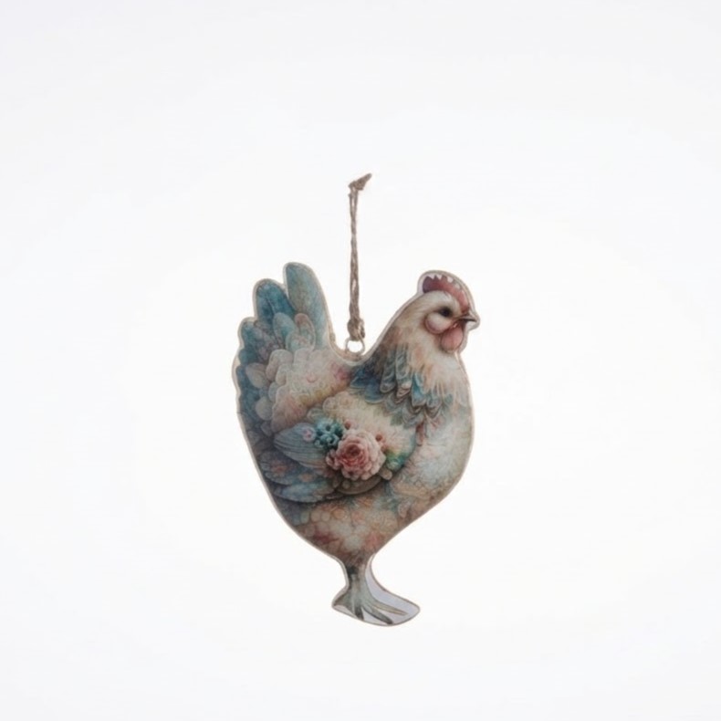 targa in metallo Gallina, Atelier Bologna