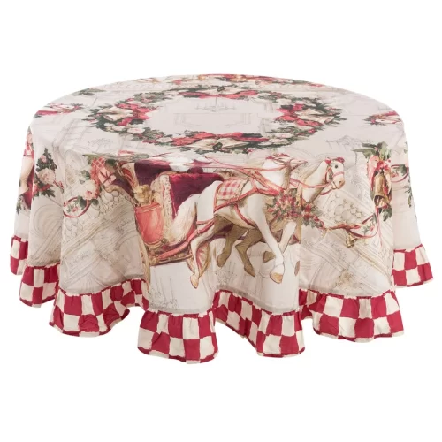 Tovaglia Calessi e Calessini, Blanc Mariclò, Atelier Bologna