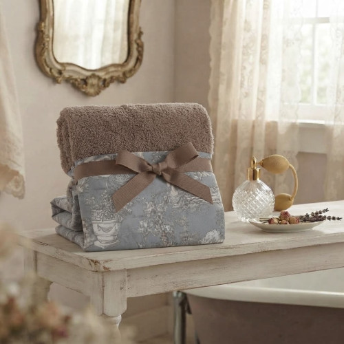 set spugne Toile de Jouy Blanc mariclò, Atelier Bologna