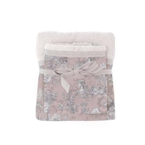 set spugne Toile de Jouy Blanc mariclò, Atelier Bologna