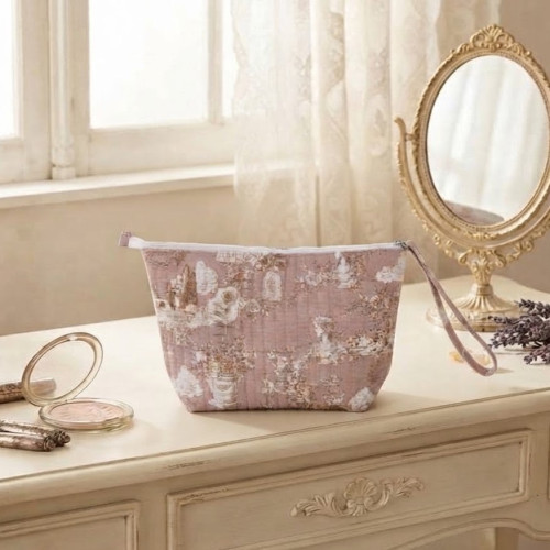 Pochette Blanc Mariclò Toile du Borgo, Atelier Bologna