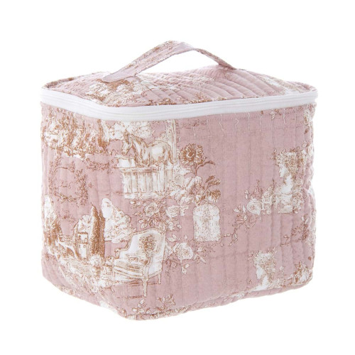 Pochette Blanc Mariclò Toile du Borgo, Atelier Bologna