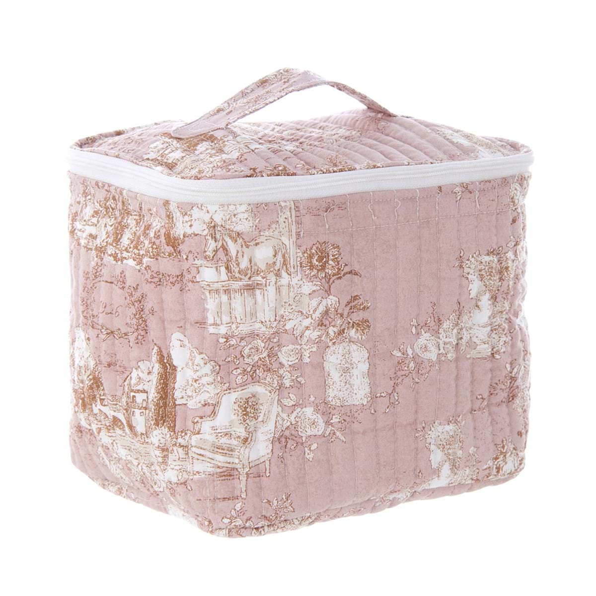 Pochette Blanc Mariclò Toile du Borgo, Atelier Bologna